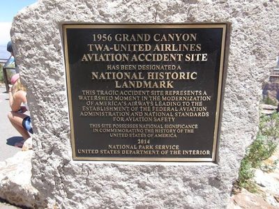 1956 Grand Canyon TWA-United Airlines Aviation Accident Site