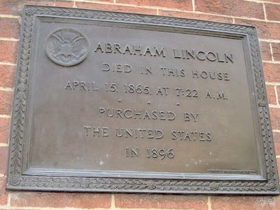 Abraham Lincoln Died in this House