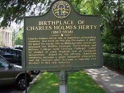 Birthplace of Charles Holmes Herty (1867-1938)