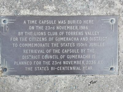 Gumeracha Time Capsule