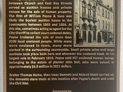Broad Street Site of Domestic Slave Trade