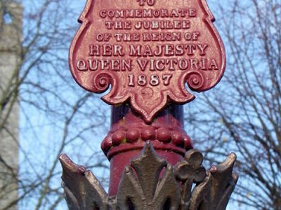 Plaque, Victorian Lamp