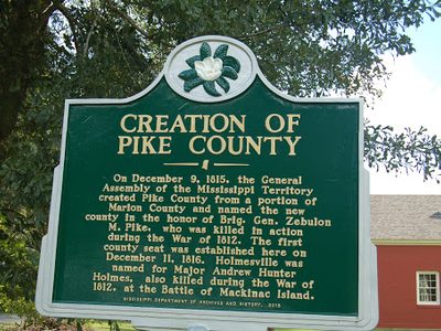 Creation of Pike County