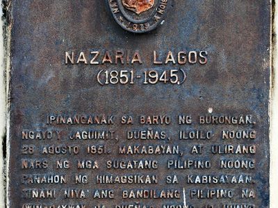 Nazaria Lagos historical marker