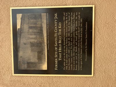 Former Site of Santa Fe County Jail That Held Billy the Kid