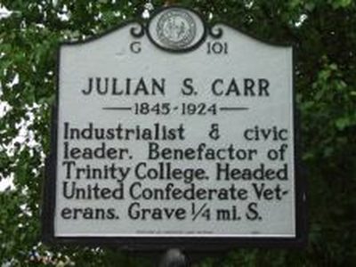 JULIAN S. CARR 1845-1924