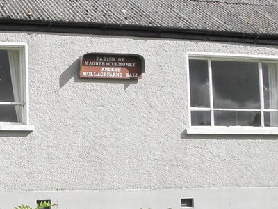 Plaque, Mullaghfarne Hall