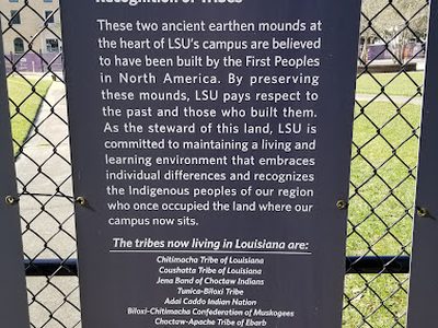 LSU Campus Mounds (16EBR6) - Recognition of Tribes