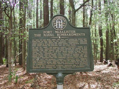 Fort McAllister The Naval Bombardments