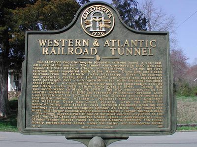 Western &amp; Atlantic Railroad Tunnel