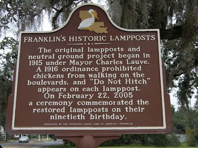 Franklin's Historic Lampposts