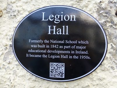 Plaque, Legion Hall