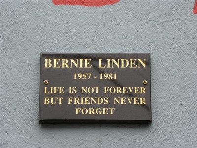 Plaque, Bernie Linden, Ballybay