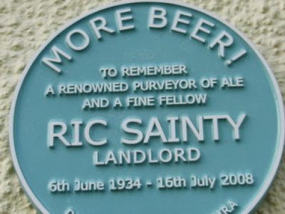 A plaque at The Old Spot Inn, Dursley
