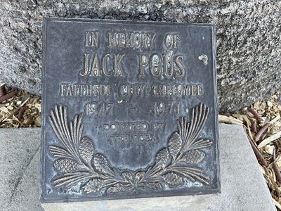 In Memory of Jack Pous