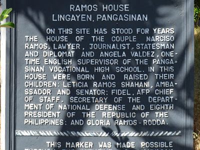 Ramos House historical marker