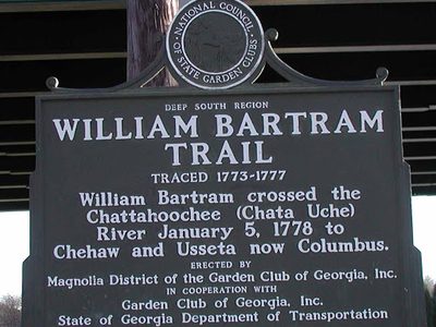 William Bartram Trail Traced 1773-1777