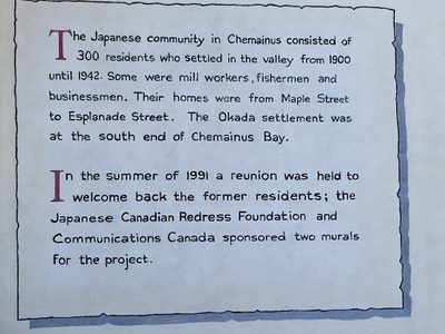 The Japanese Community in Chemainus
