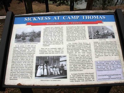 Sickness at Camp Thomas