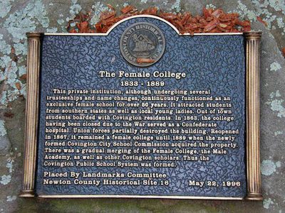 The Female College - 1833-1889
