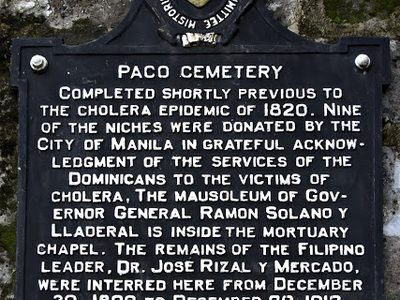 Paco Cemetery historical marker