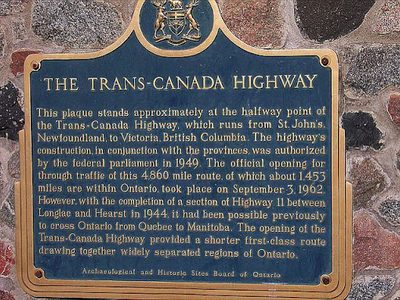 The Trans-Canada Highway