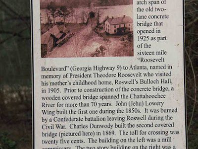 Covered Bridge over the Chattahoochee River