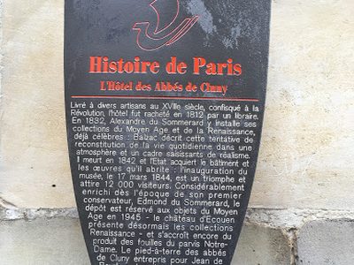 Histoire de Paris: L'Hotel des Abbes de Cluny