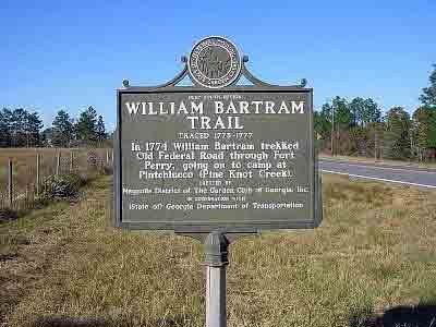 William Bartram Trail Traced 1773-1777