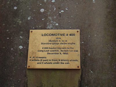 Locomotive #400 - 1919