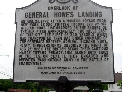 Overlook of General Howes Landing