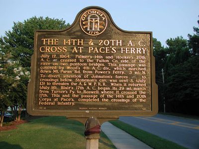 The 14th &amp; 20th A.C. Cross at Pace's Ferry