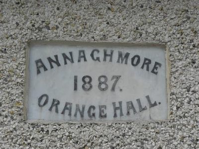 Plaque, Annaghmore Orange Hall