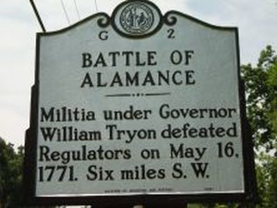 BATTLE OF ALAMANCE