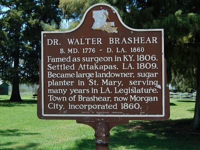 Dr. Walter Brashear B. MD. 1776 - D. LA. 1860