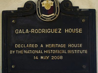 Gala-Rodriguez House historical marker