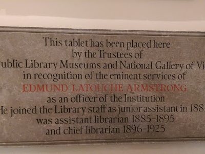 Memorial plaque