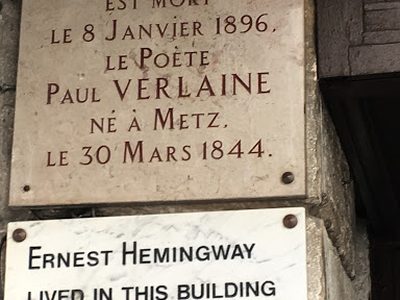 Paul Verlaine & Ernest Hemingway