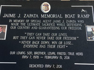 Jamie J. Zapata Memorial Boat Ramp