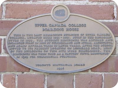 Upper Canada College Boarding House