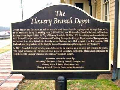 The Flowery Branch Depot