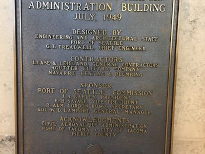 Seattle-Tacoma Airport Administration Building July 1949