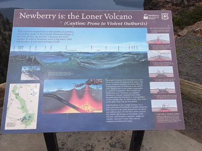 Newberry is: the Loner Volcano