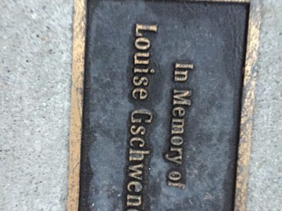 In Memory of Louise Gschwend