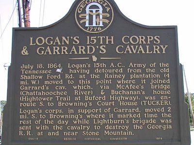 Logan's 15th Corps &amp; Garrard's Cavalry