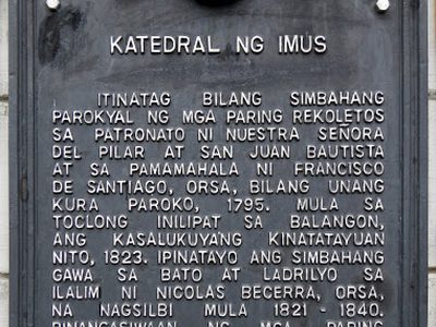 Cathedral of Imus historical marker
