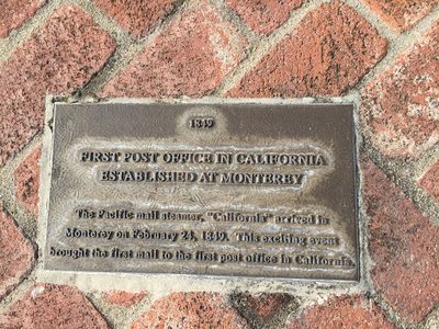 First Post Office In California