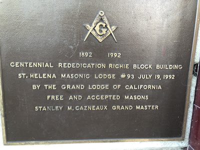 Centennial Rededication Richie Block Building