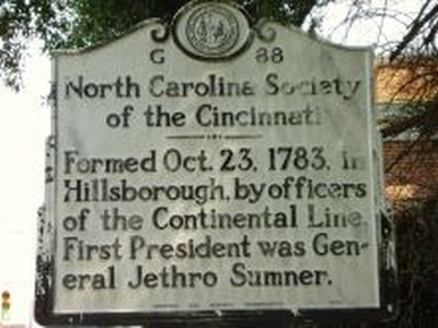 NORTH CAROLINA SOCIETY OF THE CINCINNATI