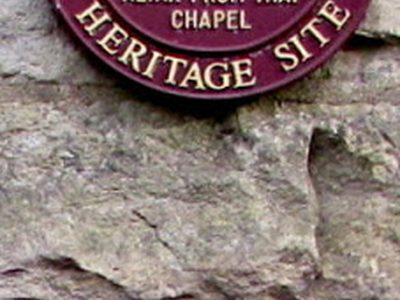Plaque on the wall of St Paul's Church, Blaenavon